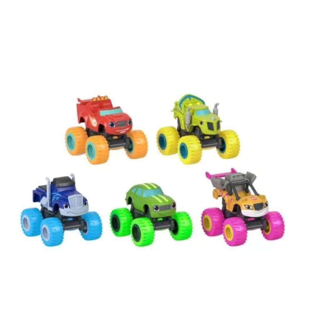 Fisher-Price Nickelodeon Blaze & The Monster Machines Neon Wheels 5-Pack
